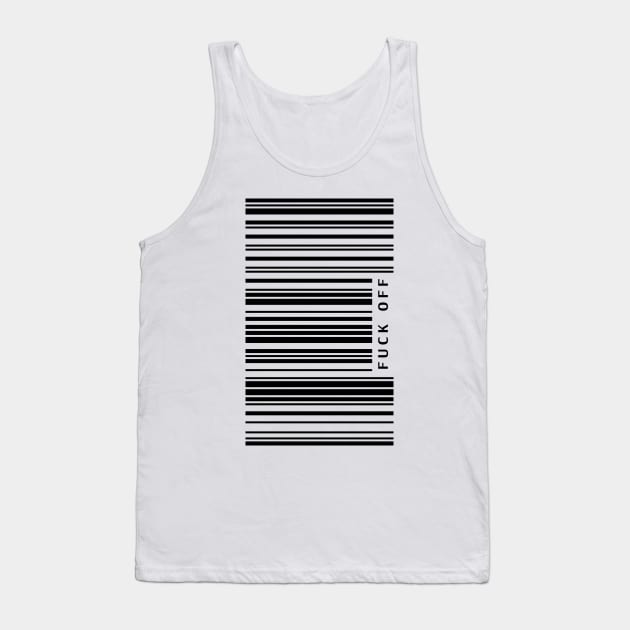 Barcode F OFF Tank Top by Roufxis